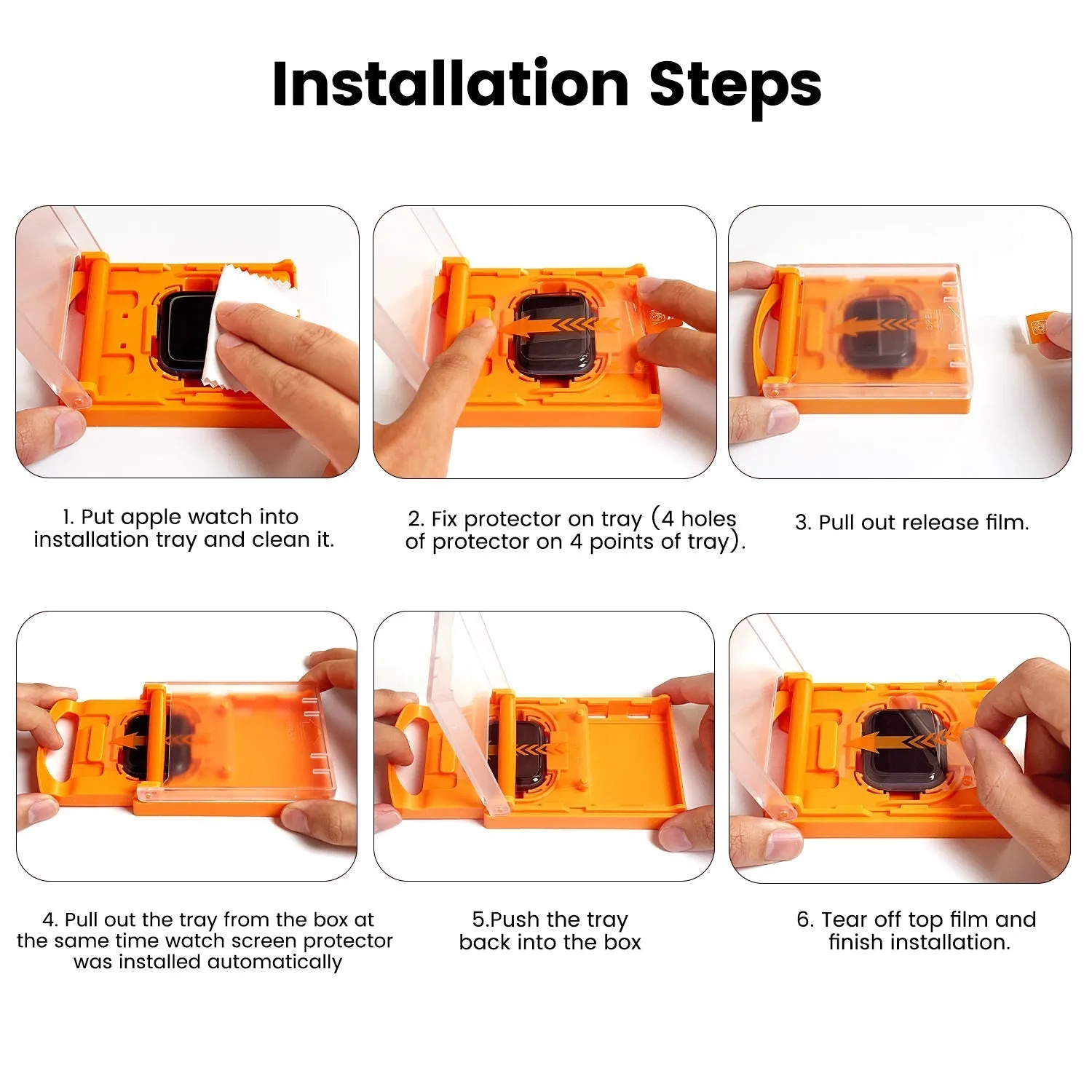 Mohave Screen Protector & Auto Alignment Tray for Apple Watch Series 8