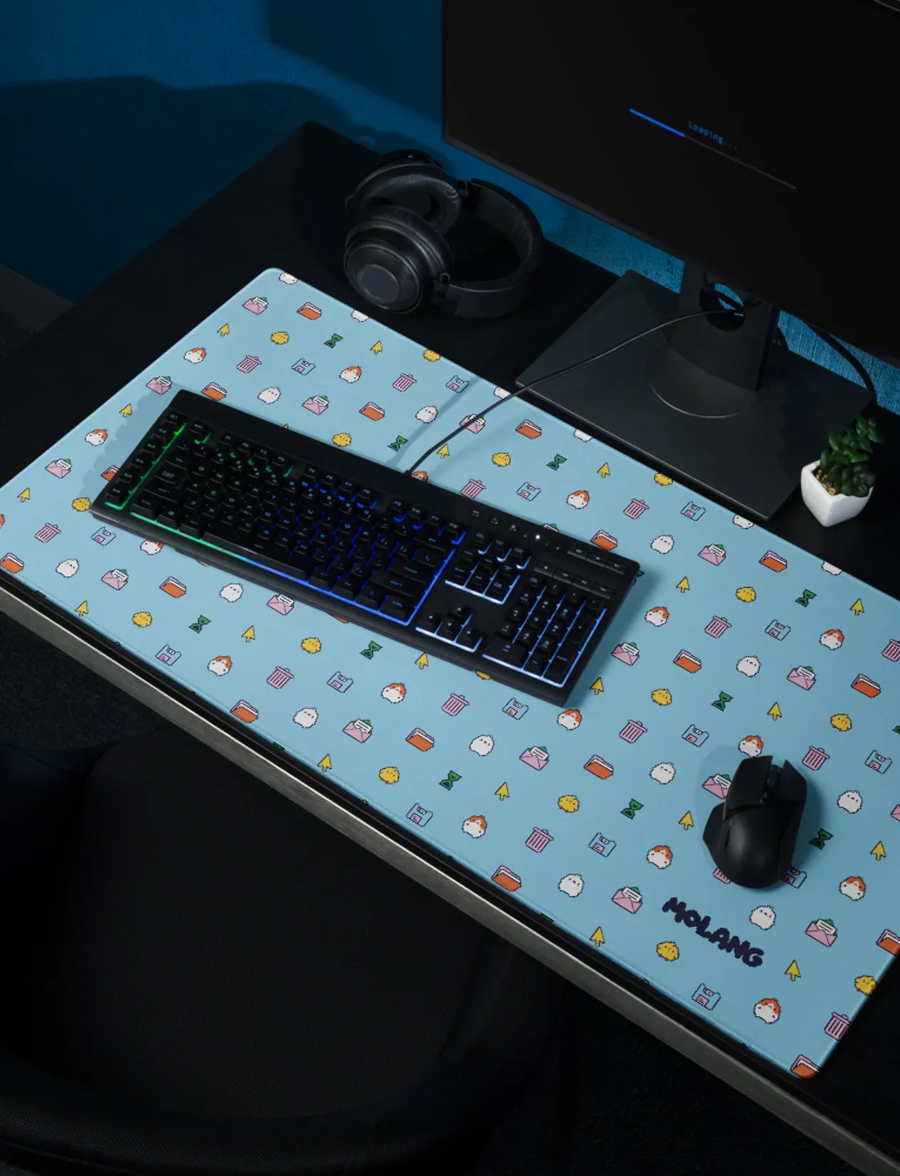 Molang Pixel Art Gaming Mousepad