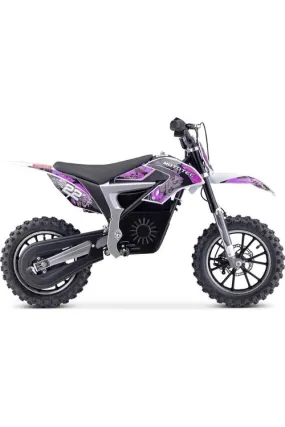 MotoTec 36v 500w Demon Electric Dirt Bike Lithium Purple