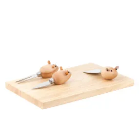 Mouse Cheese Board Set