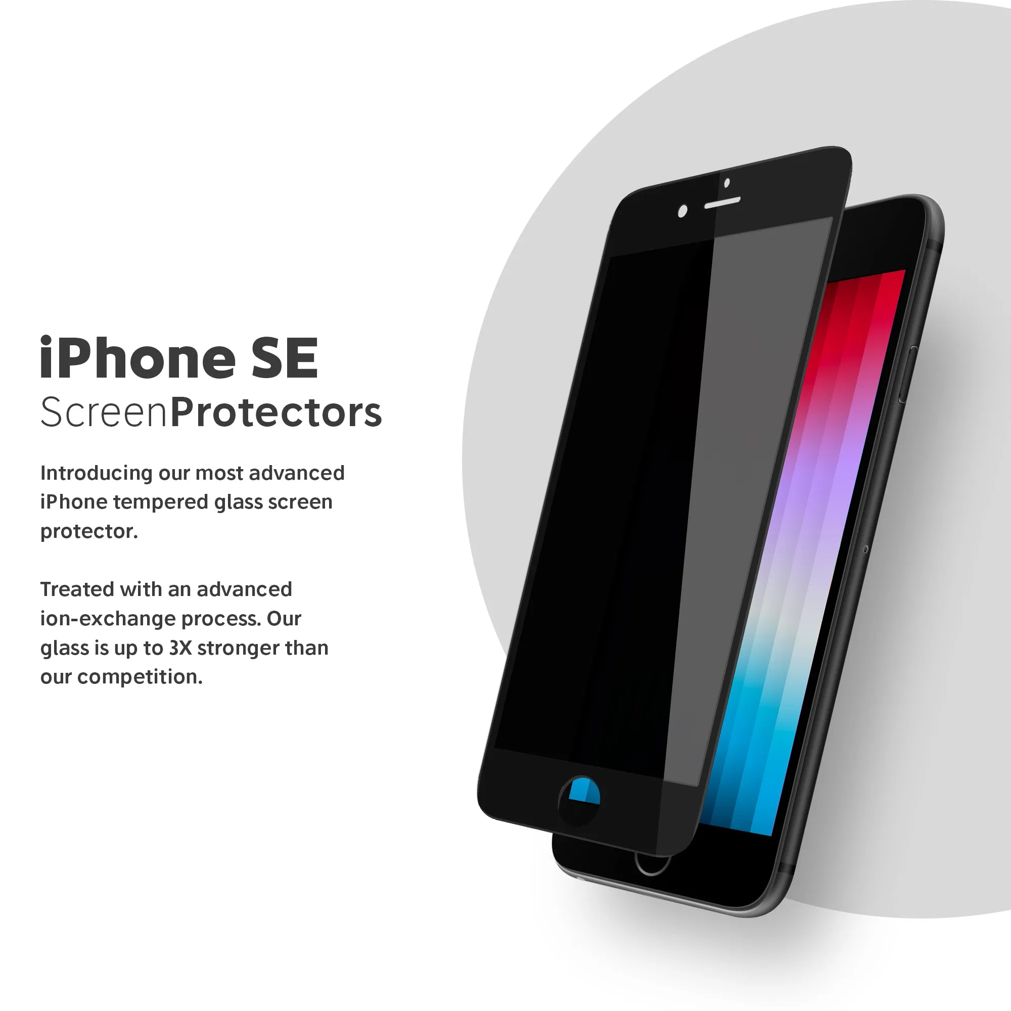 NanoArmour (2020) Best iPhone SE Privacy Screen Protector Edge-to-Edge