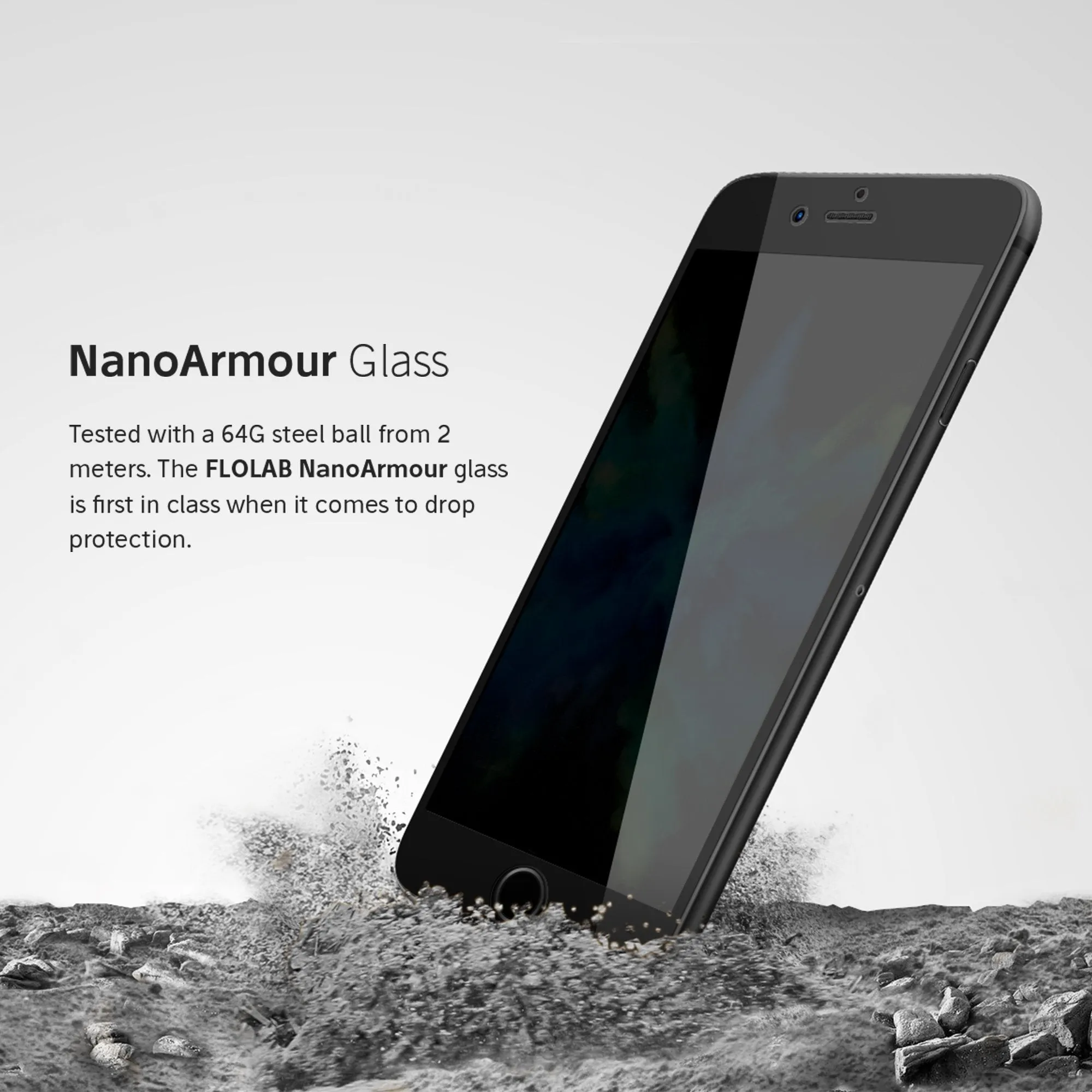 NanoArmour iPhone 8 Plus Privacy Glass