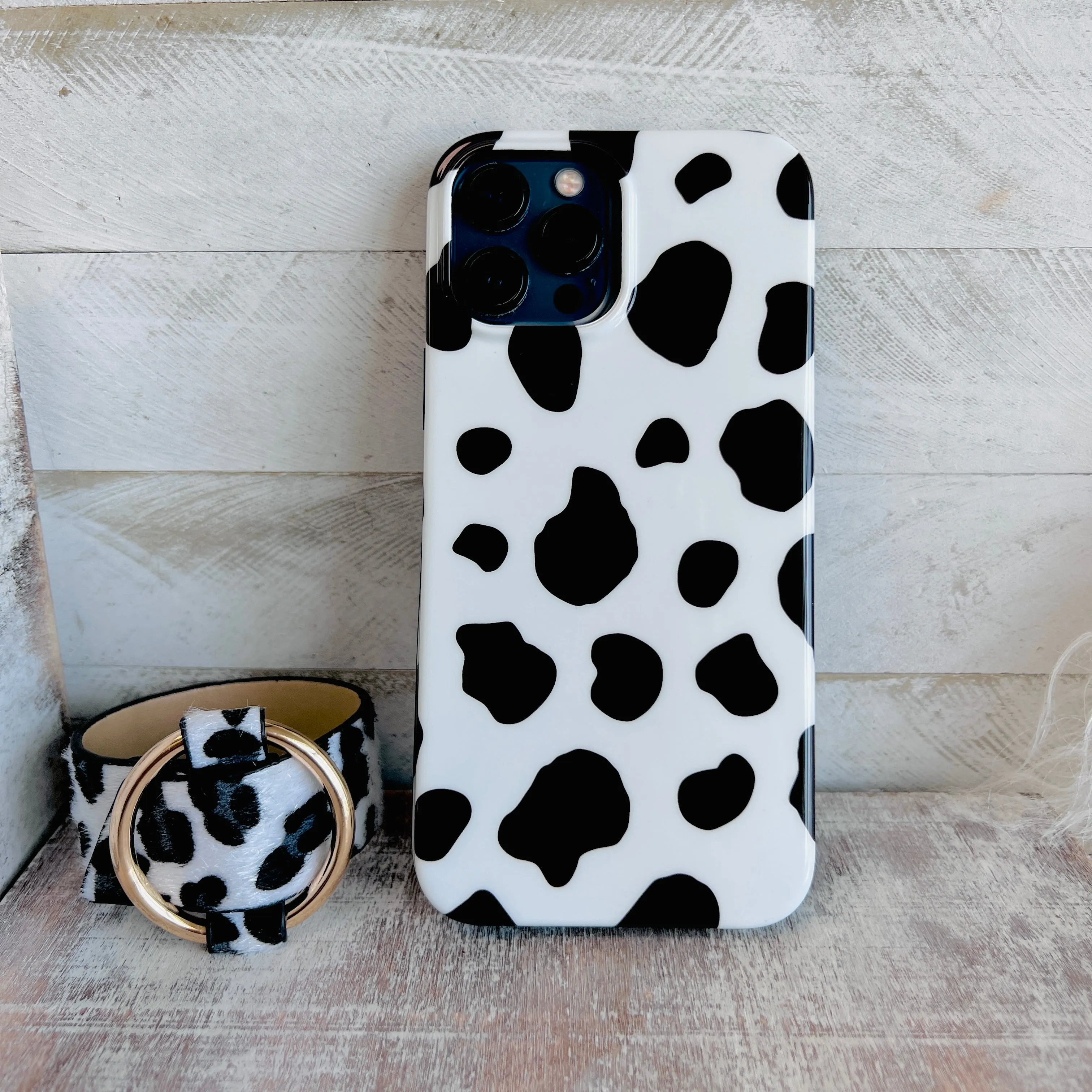 Nashville Cow Black Phone Case For iPhone