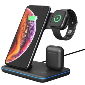 NEW!! 3 in 1 Charger Wireless iPhone 6 and up and Android Airpods Smart Watch