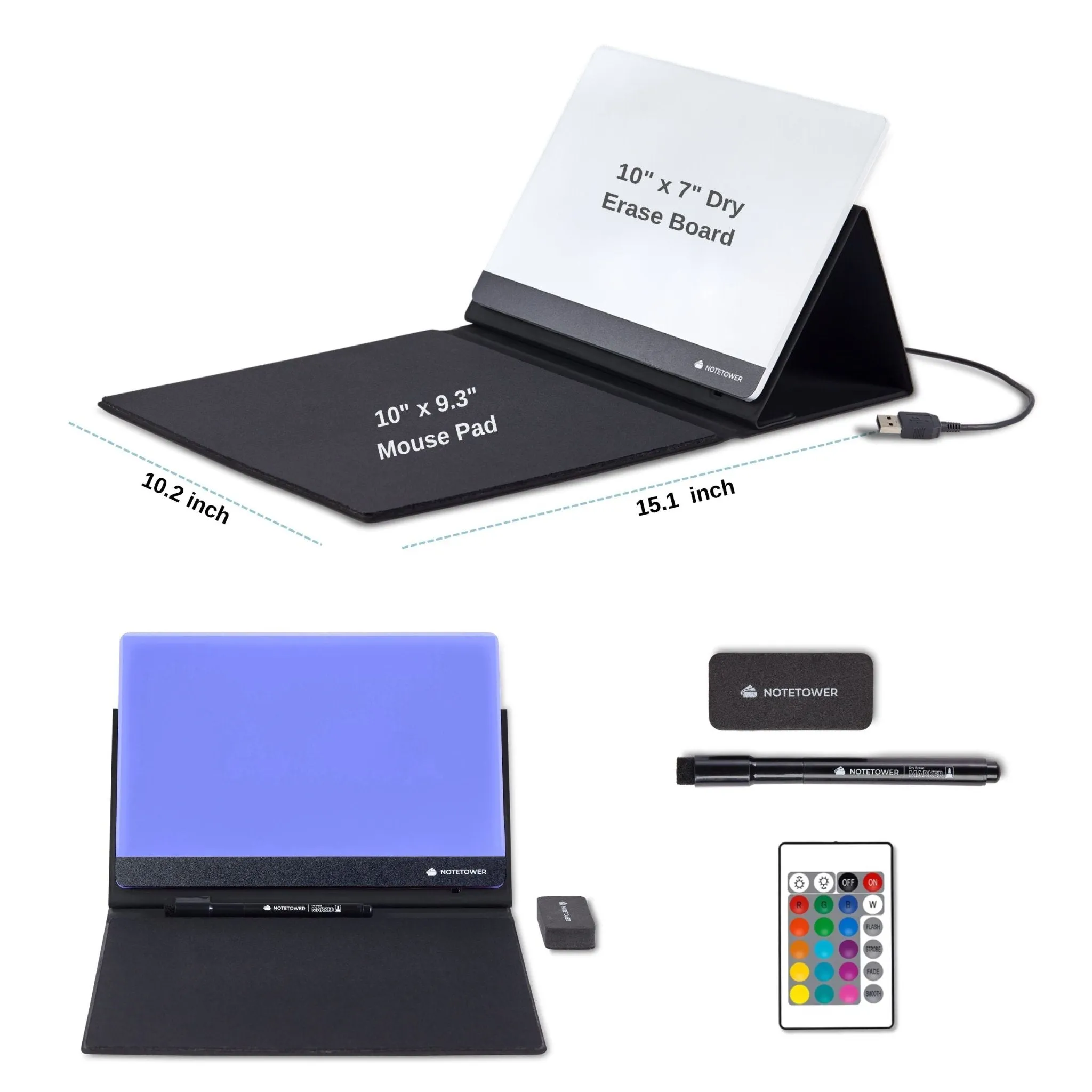 Note Tower Zumiglo Mouse Pad Whiteboard - LED