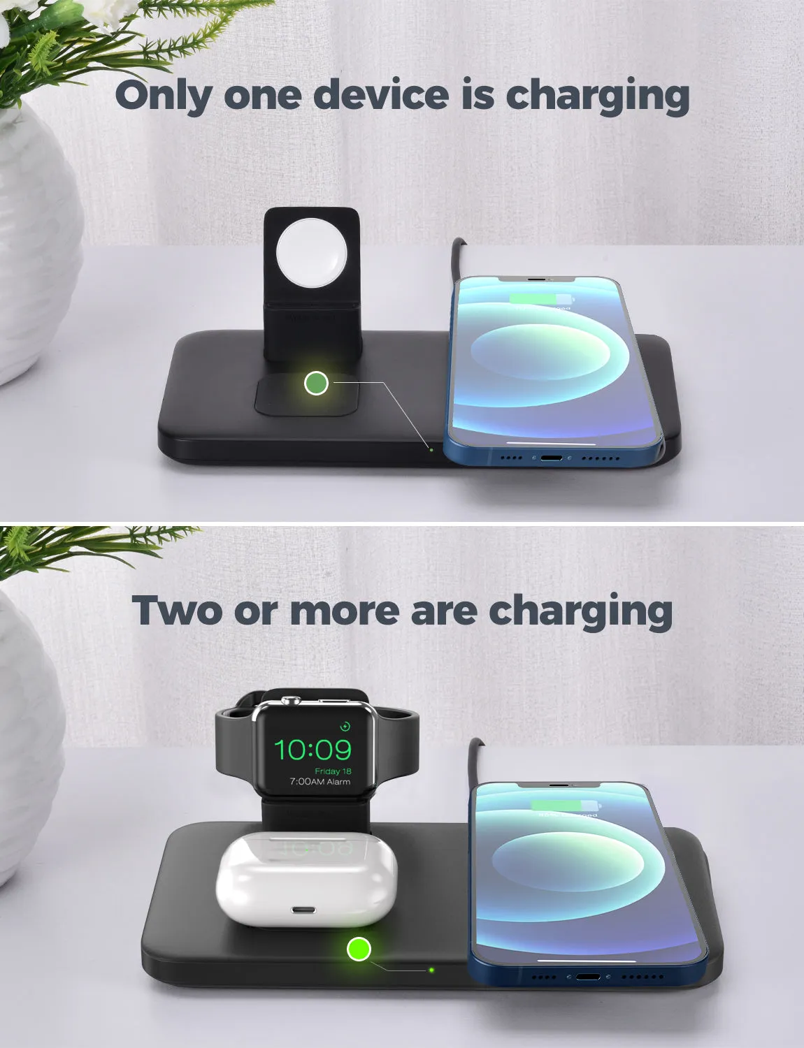 PA202ABUS 3 in 1 Wireless Charging Station (with Adapter)