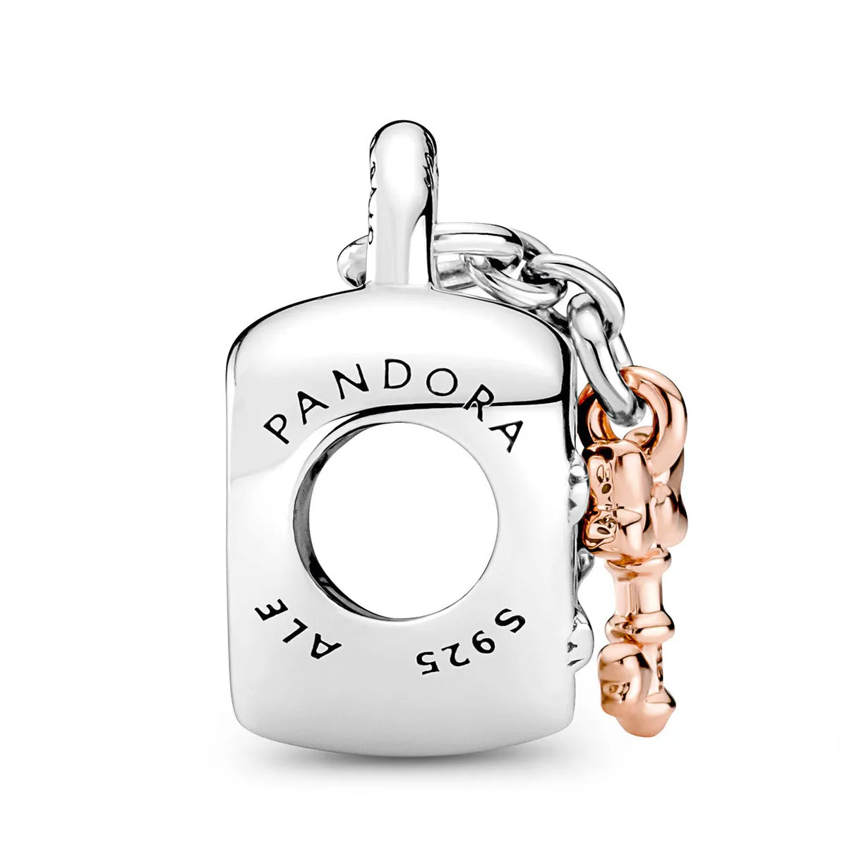 Pandora Disney Mickey Mouse & Minnie Mouse Padlock Charm