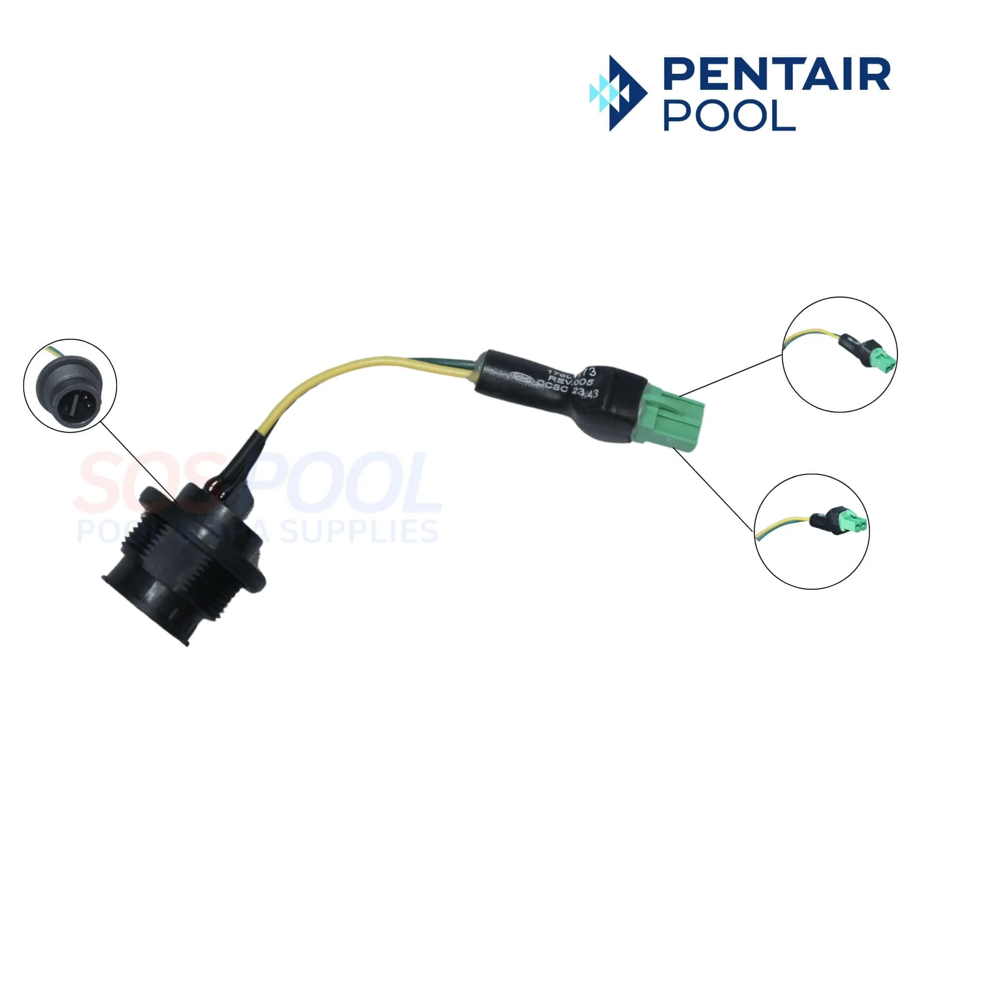 Pentair Cable Connector For IntelliFlo Pump Keyboard To Control Board | 176L1173