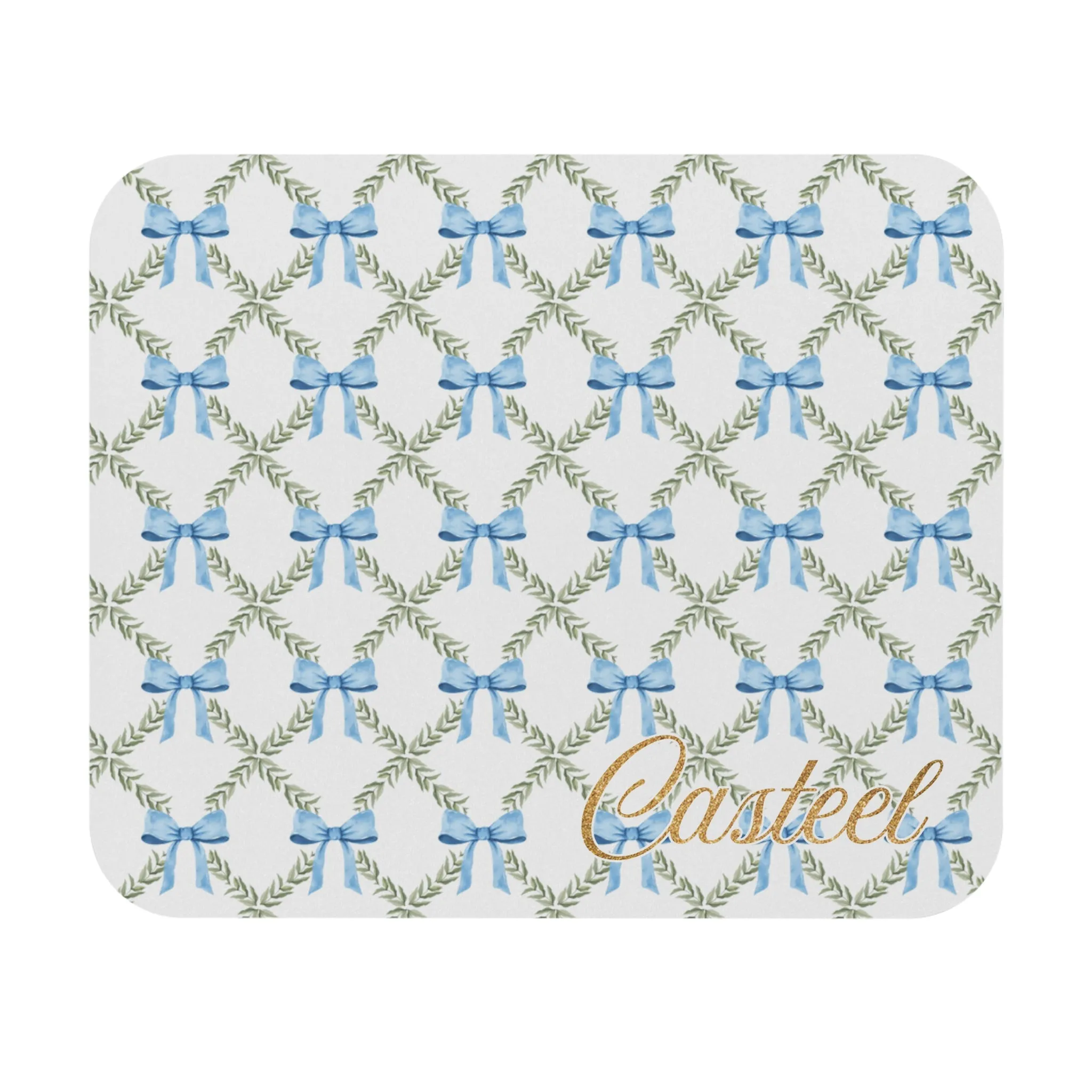 PERSONALIZED Court Non-Slip Mouse Pad | Rubber Base, Durable Cloth Cover and Stain-Resistant