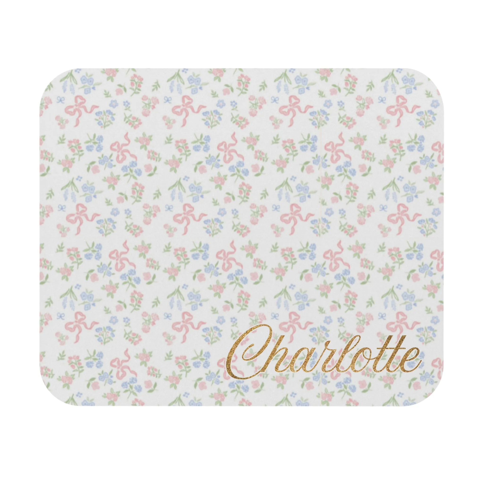 PERSONALIZED Court Non-Slip Mouse Pad | Rubber Base, Durable Cloth Cover and Stain-Resistant