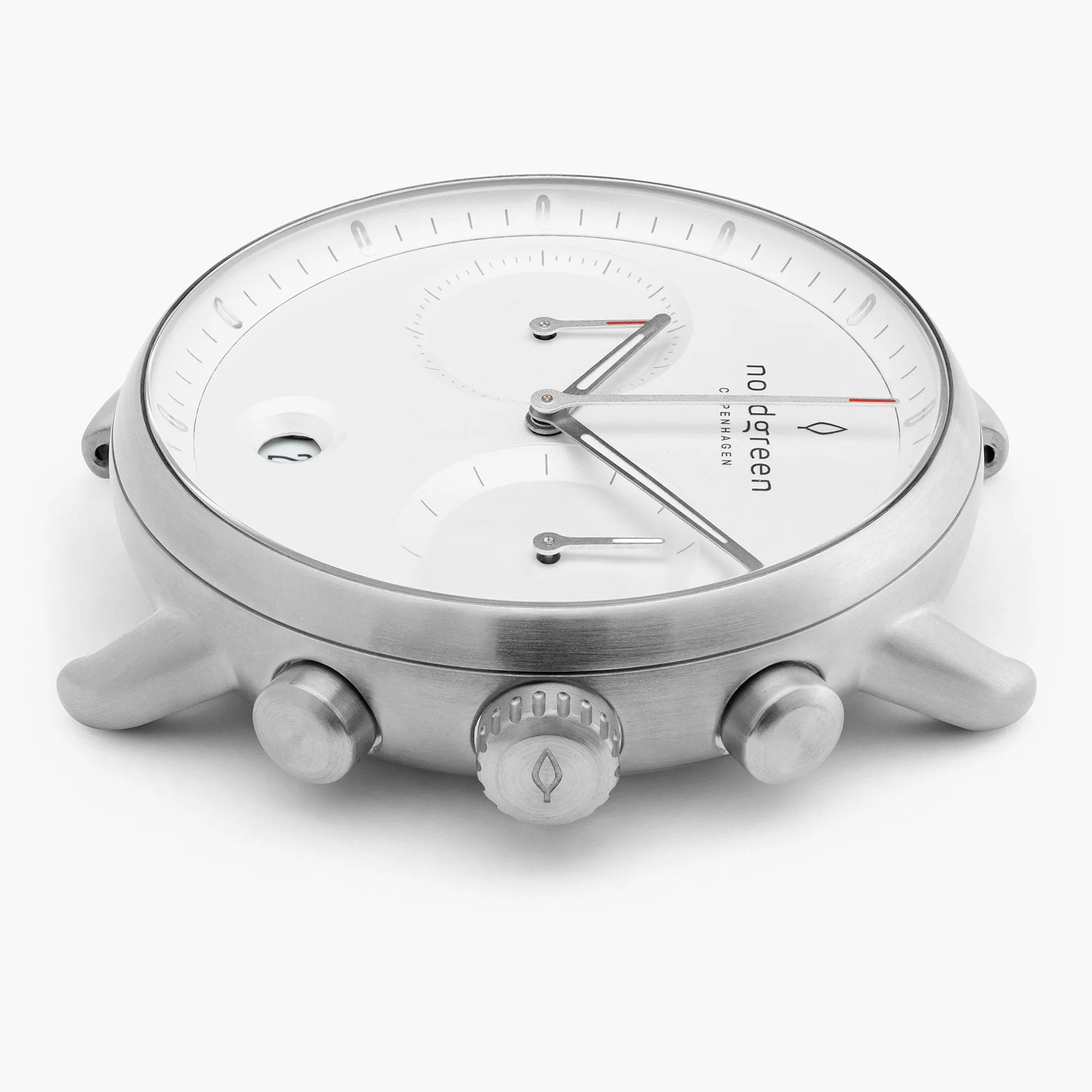 Pioneer | White Dial - Brown Leather - Refurbished