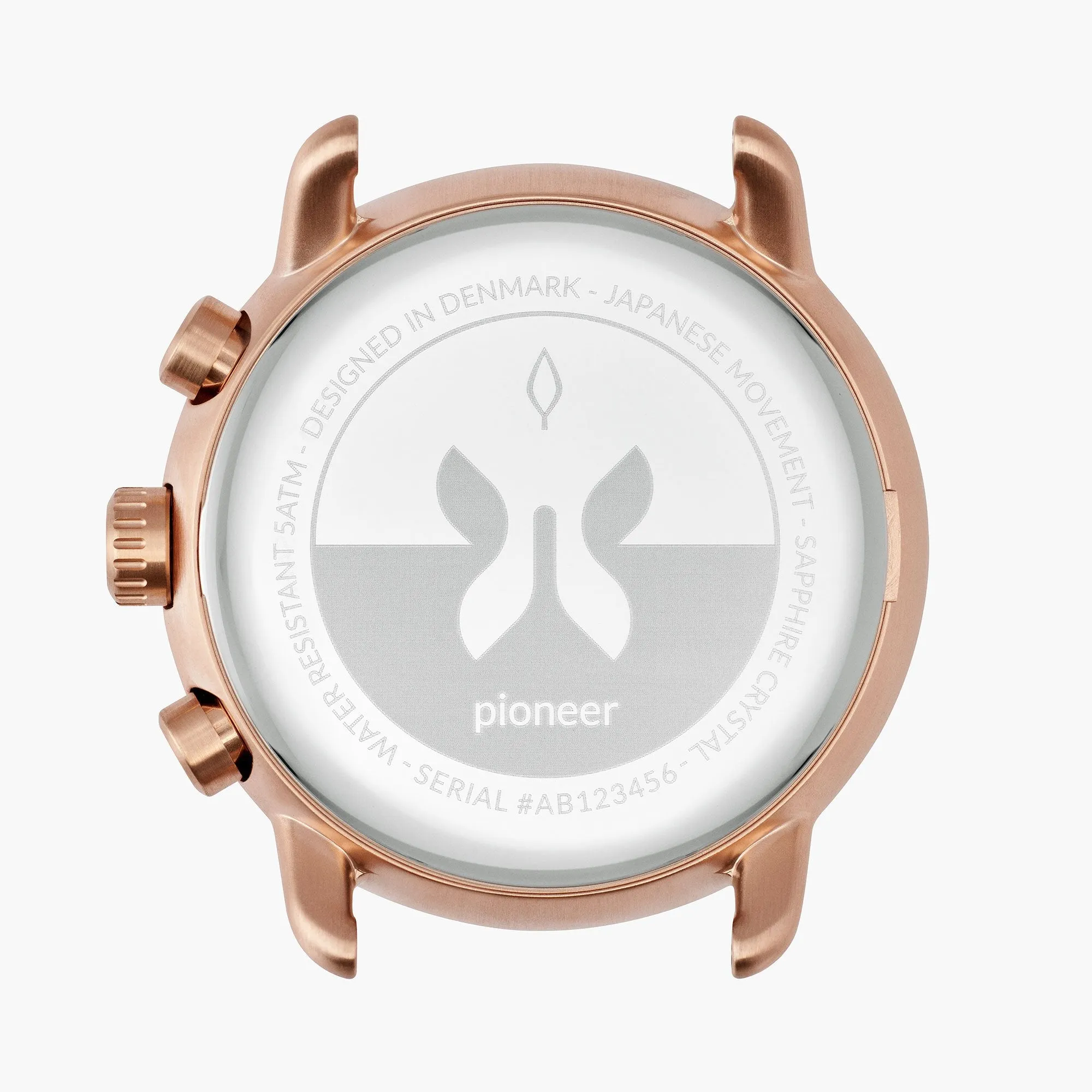 Pioneer | White Dial - Brown Leather - Refurbished