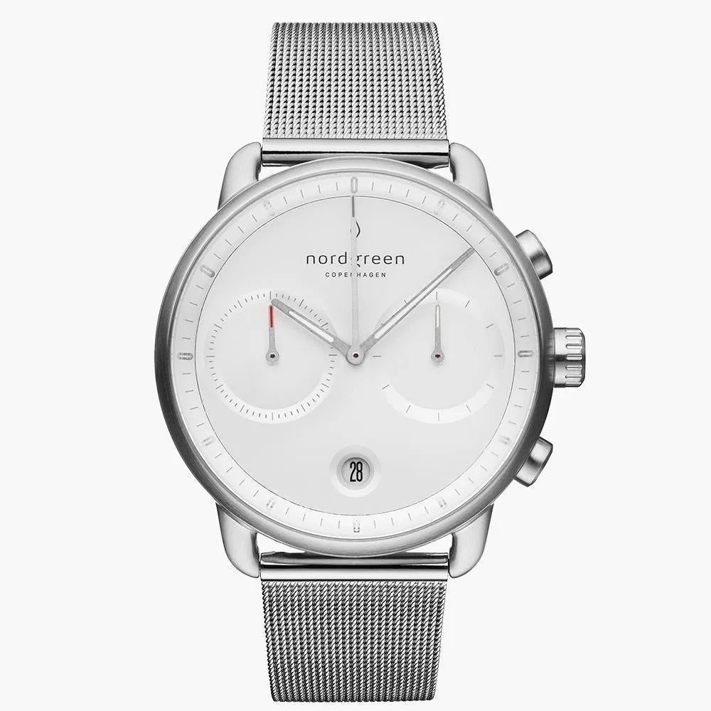 Pioneer | White Dial - Mesh