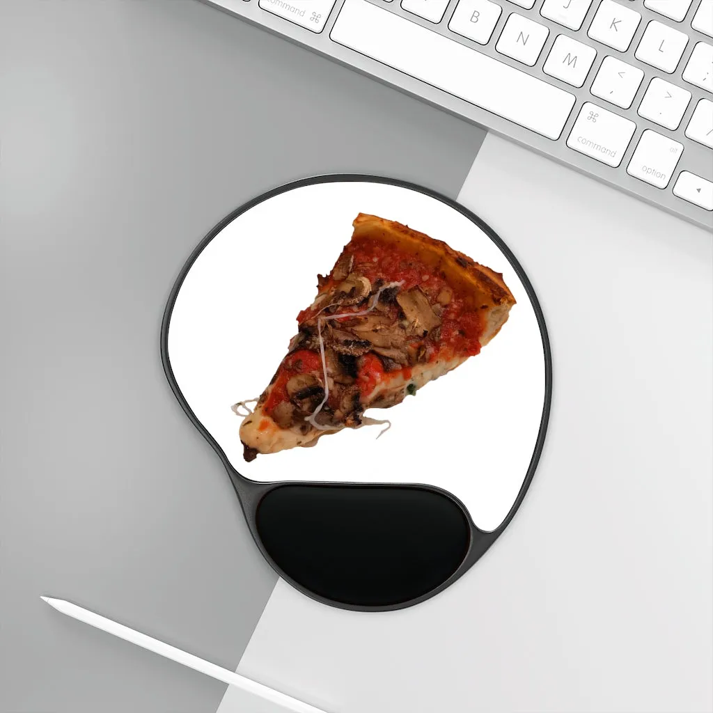 Pizza Mouse Pad With Wrist Rest