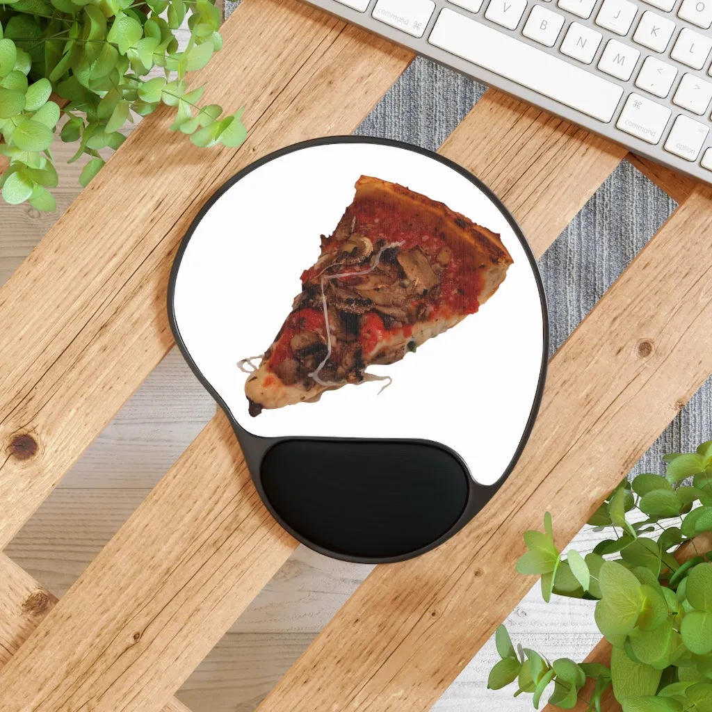 Pizza Mouse Pad With Wrist Rest