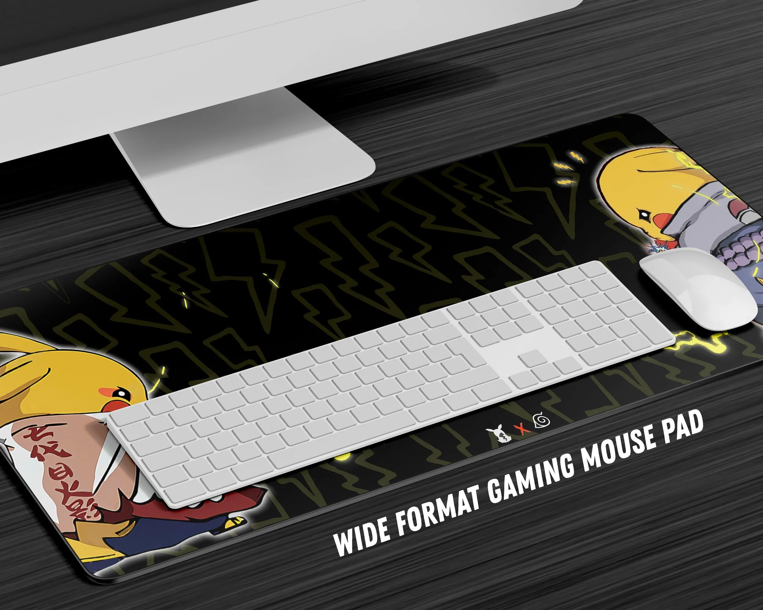 Pokemon Pikachu x Naruto Gaming Mouse Pad