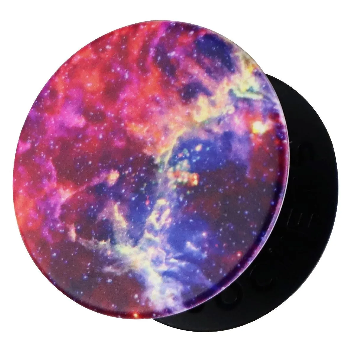 PopSockets PopGrip with Swappable Top for Phones and Tablets - Magenta Nebula