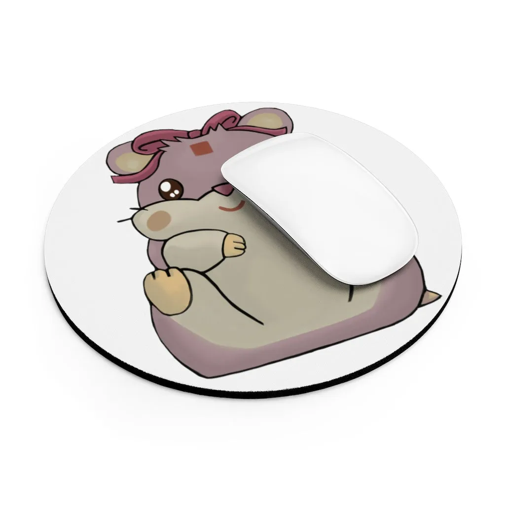 Purple Hamster Mouse Pad