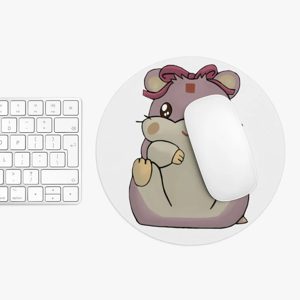 Purple Hamster Mouse Pad