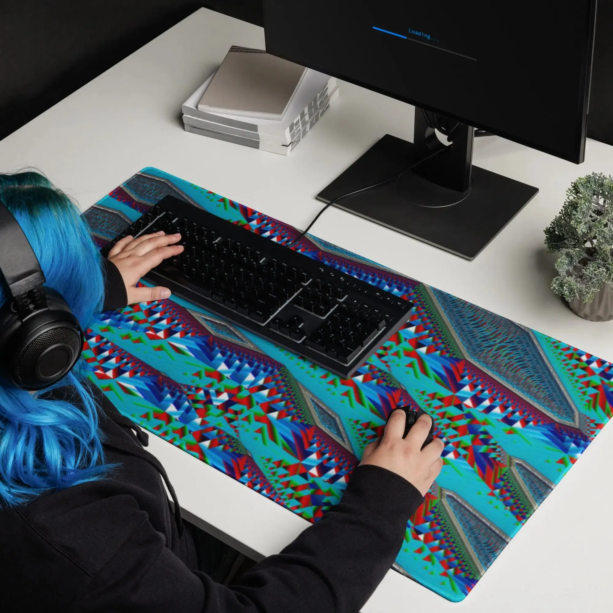 "Tripping Geometry" Collection - Gaming Mouse Pad