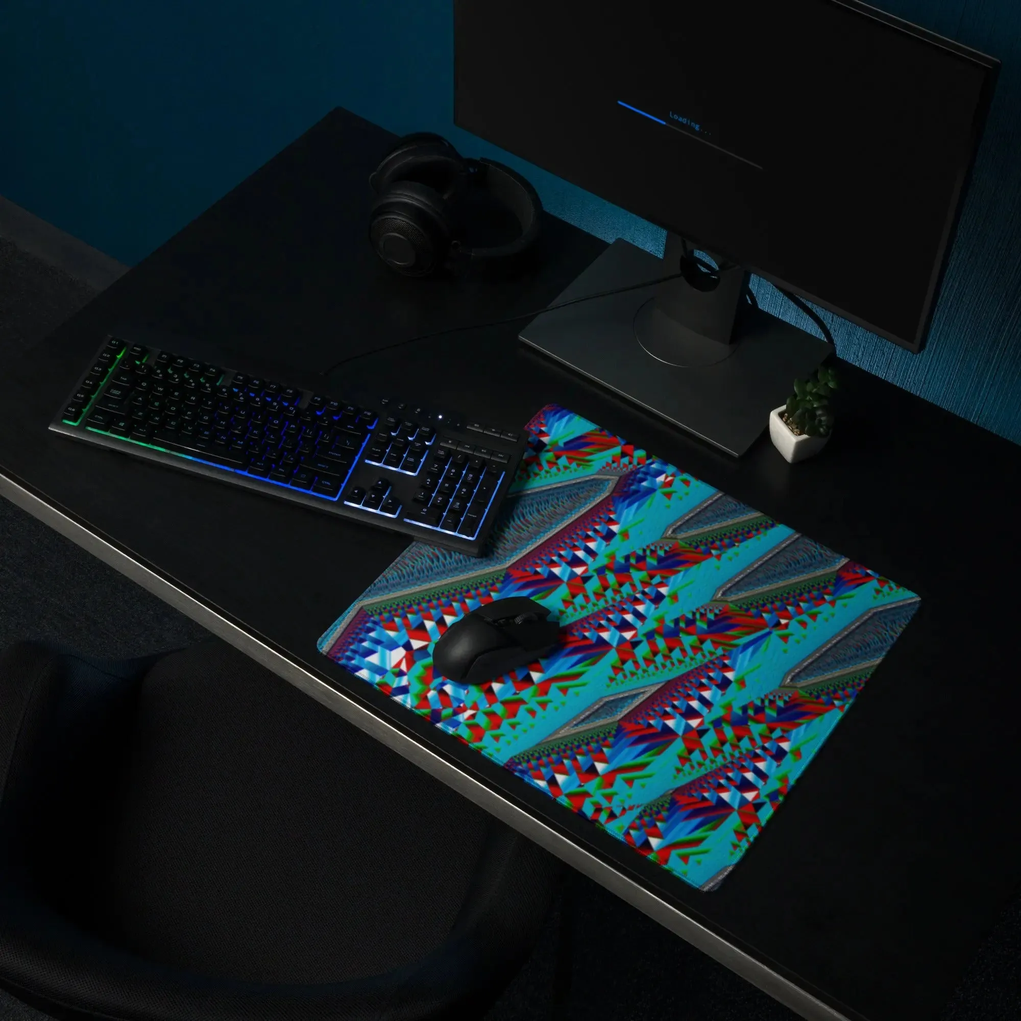 "Tripping Geometry" Collection - Gaming Mouse Pad