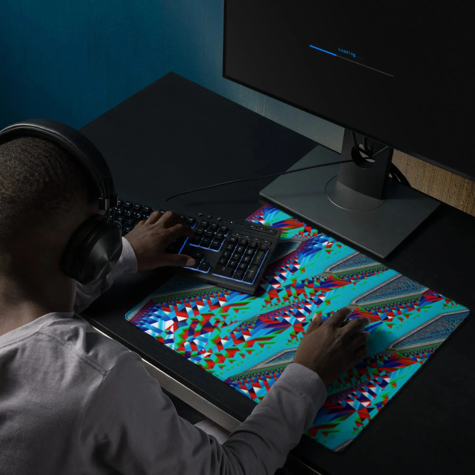 "Tripping Geometry" Collection - Gaming Mouse Pad