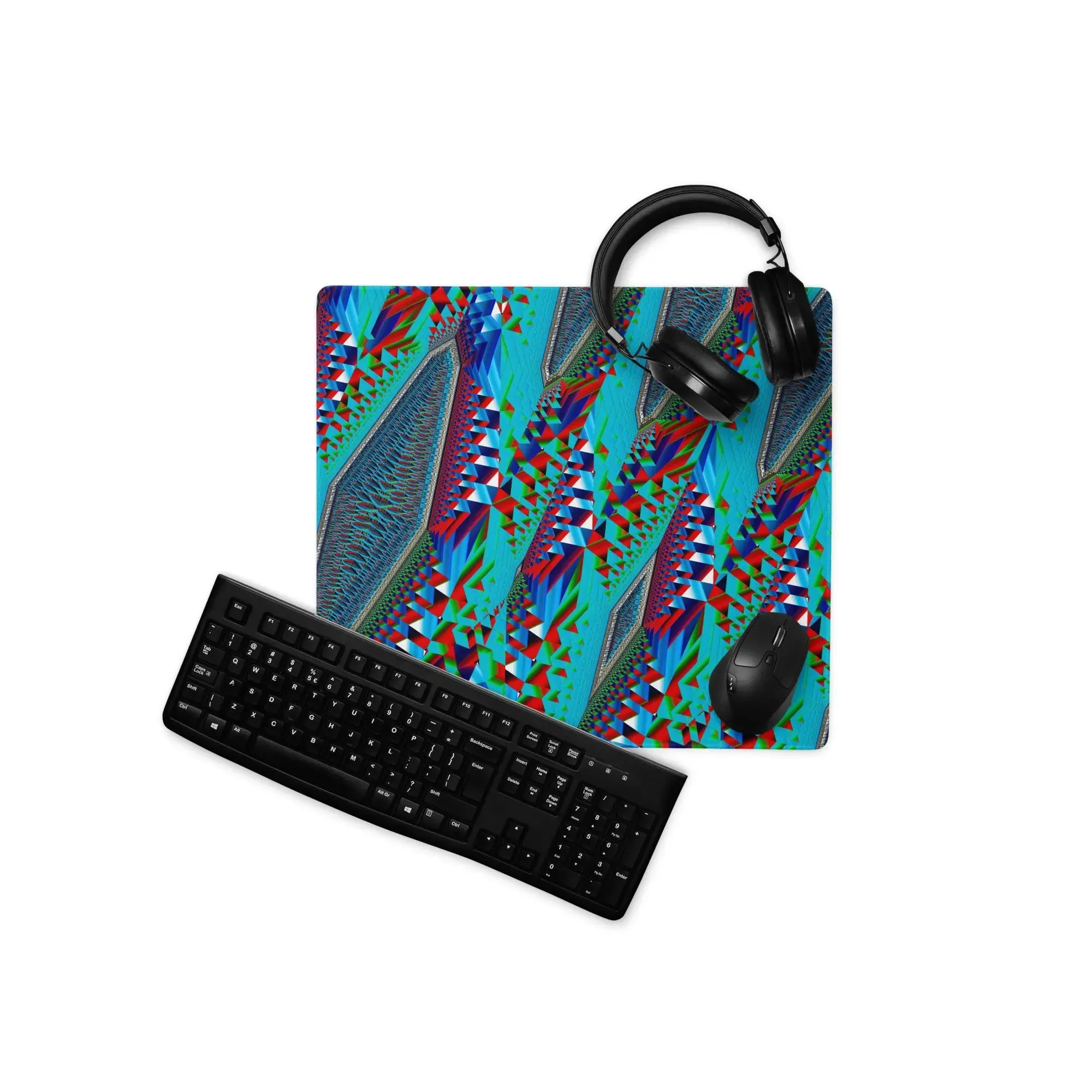 "Tripping Geometry" Collection - Gaming Mouse Pad