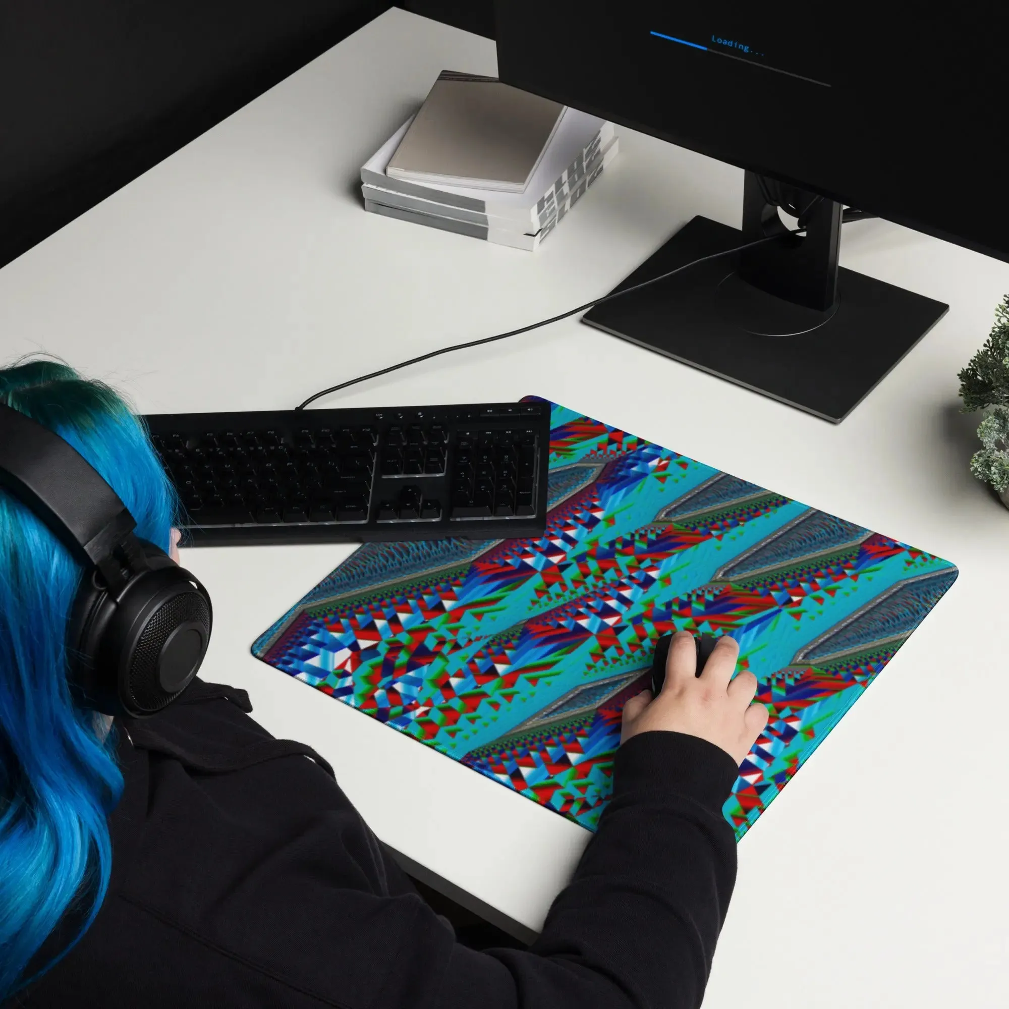 "Tripping Geometry" Collection - Gaming Mouse Pad