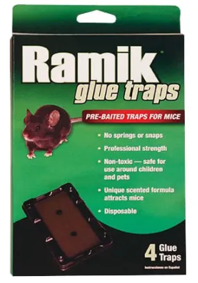 Ramik Mouse Glue Traps, 4 pk