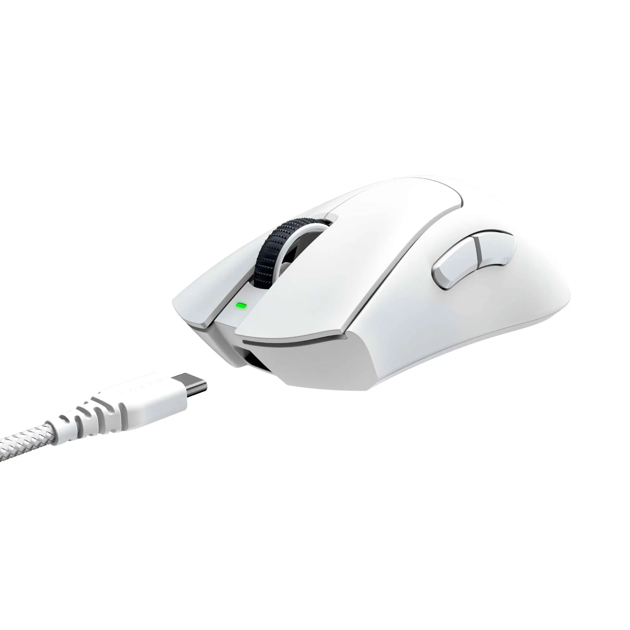 Razer DeathAdder V3 Pro Ultra-lightweight Wireless Ergonomic Esports Mouse (White Edition)