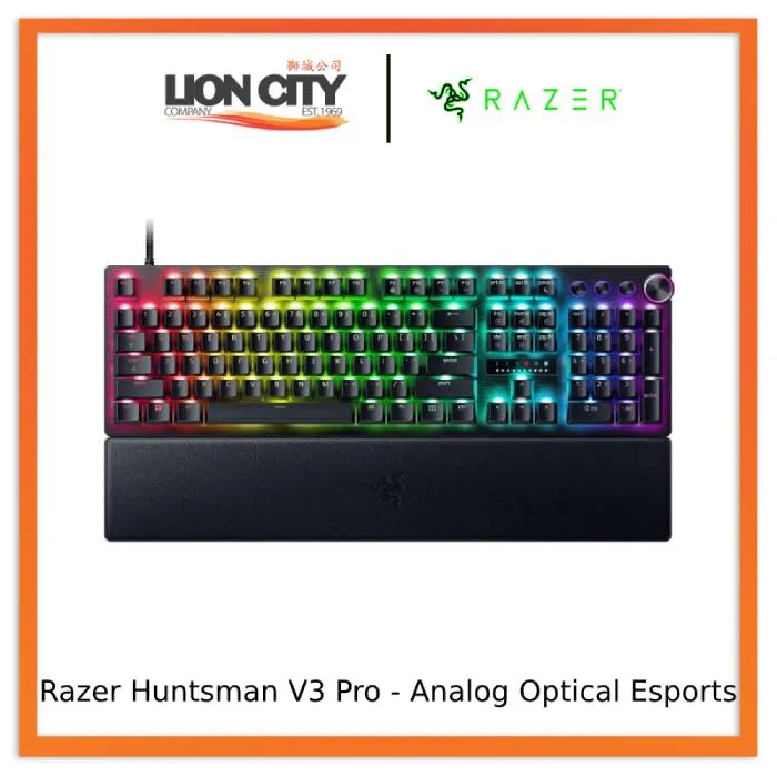 Razer Huntsman V3 Pro – Analog Optical Esports Wired Keyboard