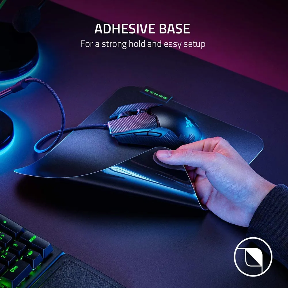 Razer MousePad Sphex V3 Hard Gaming Mouse Mat: Ultra-Thin Form Factor - Tough Polycarbonate Build - Adhesive Base - Large