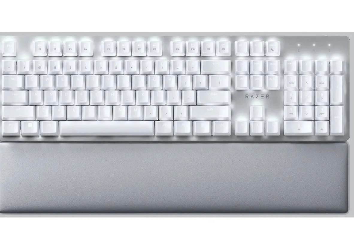 Razer Pro Type Ultra - White 白色 (黃軸) 無線機械式鍵盤 RZ03-04110100-R3M1