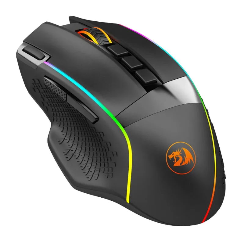 Redragon Enlightment 19000Dpi Rgb Wireless Gaming Mouse - Black