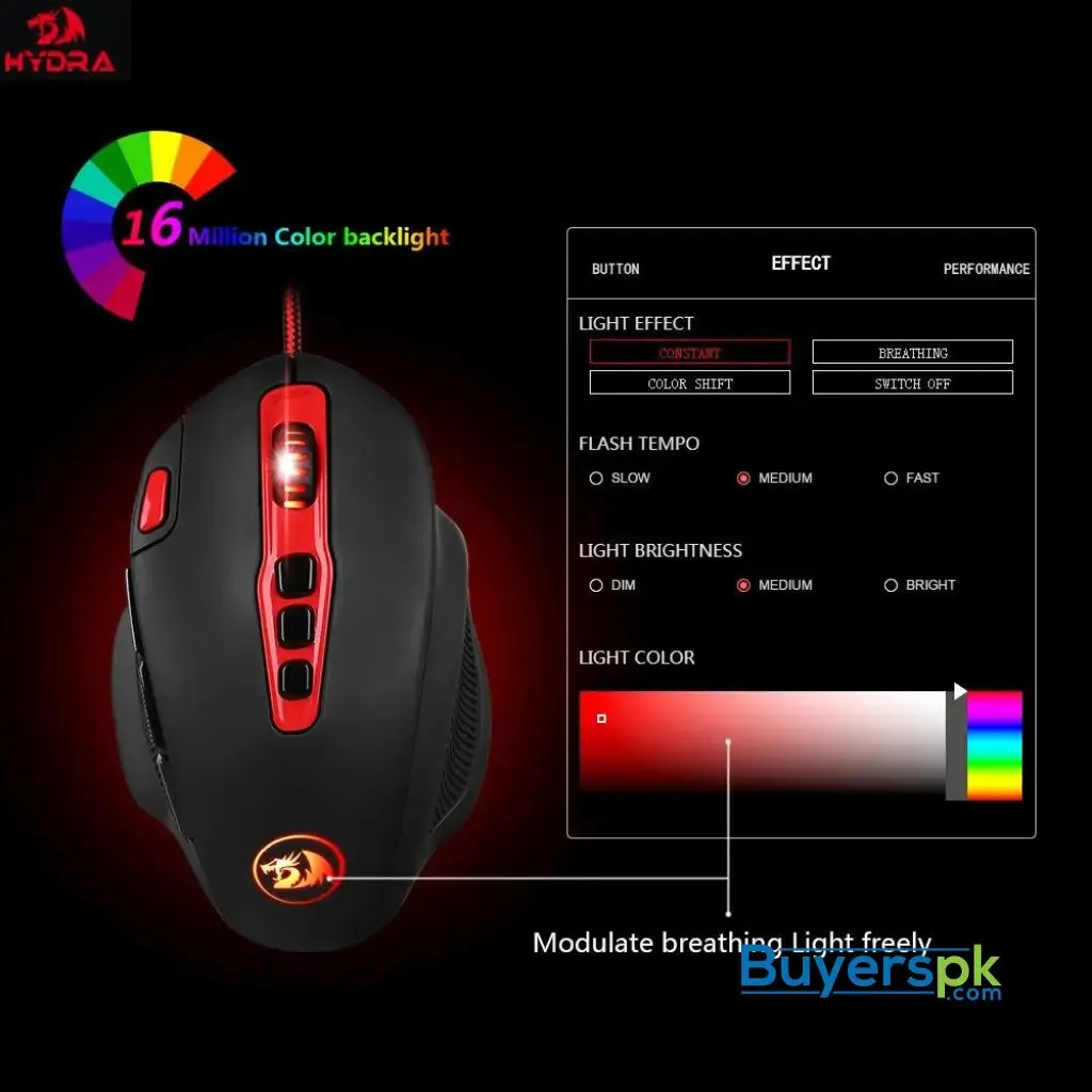 Redragon M805 Hydra Wired Gaming Mouse