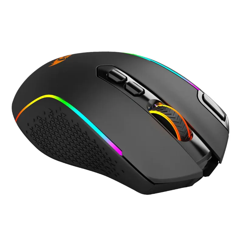 Redragon Taipan Pro 10000Dpi Rgb Wireless Gaming Mouse - Black