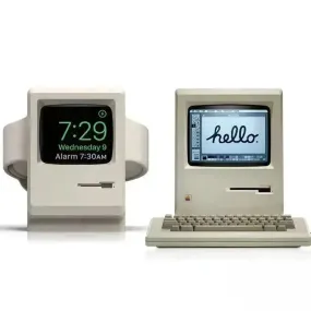 Retro Mac Apple Watch Charger Stand