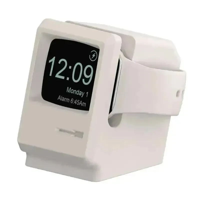 Retro Mac Apple Watch Charger Stand