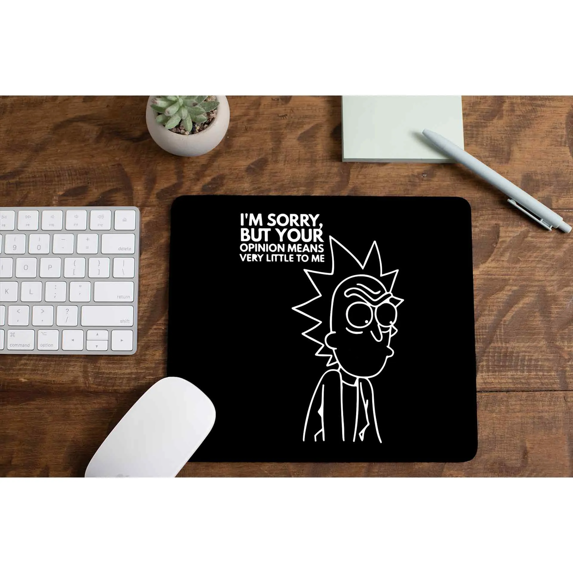 Rick and Morty Mousepad - Opinion