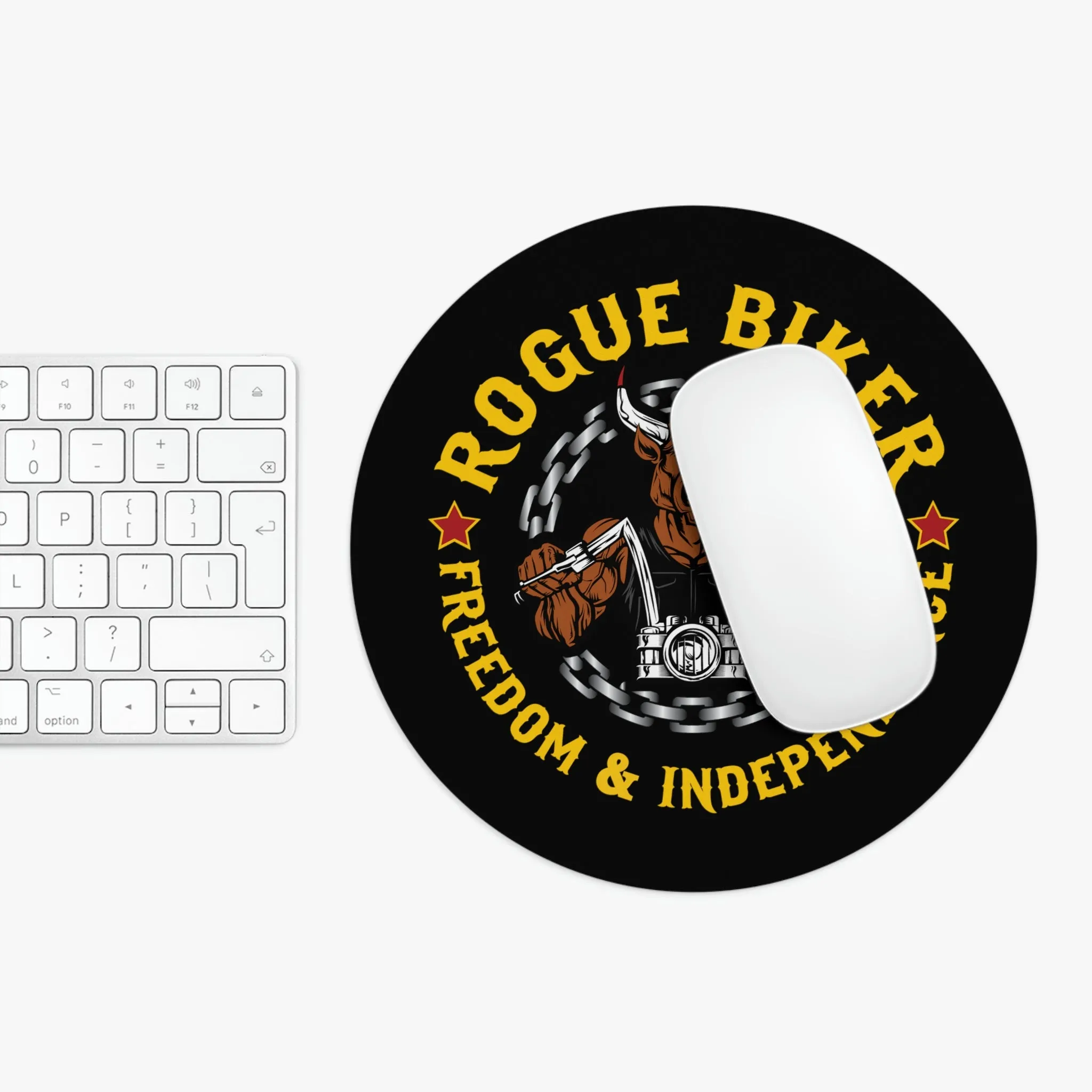 Rogue Biker [Freedom & Independence] | Mouse Pad