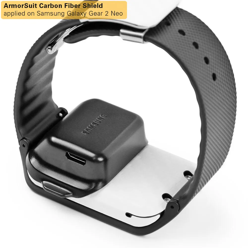 Samsung Galaxy Gear 2 Neo Screen Protector   White Carbon Fiber Film Protector