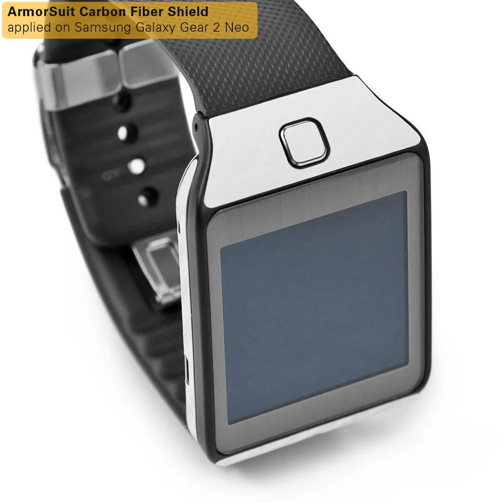 Samsung Galaxy Gear 2 Neo Screen Protector   White Carbon Fiber Film Protector