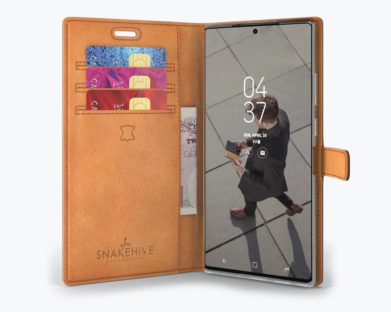 Samsung Galaxy Note 20 Ultra - Vintage Leather Wallet (Almost Perfect)