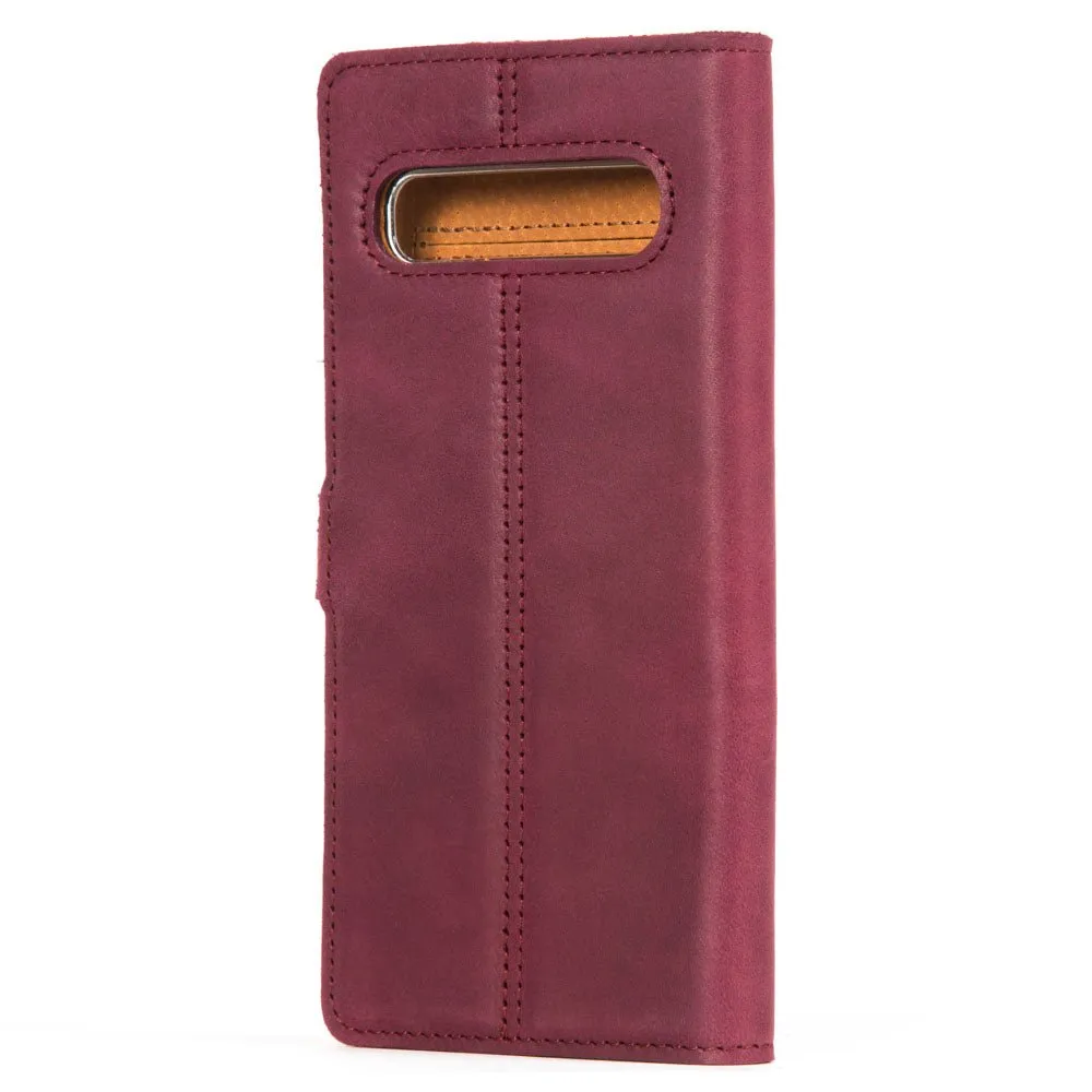 Samsung Galaxy S10 - Vintage Leather Wallet