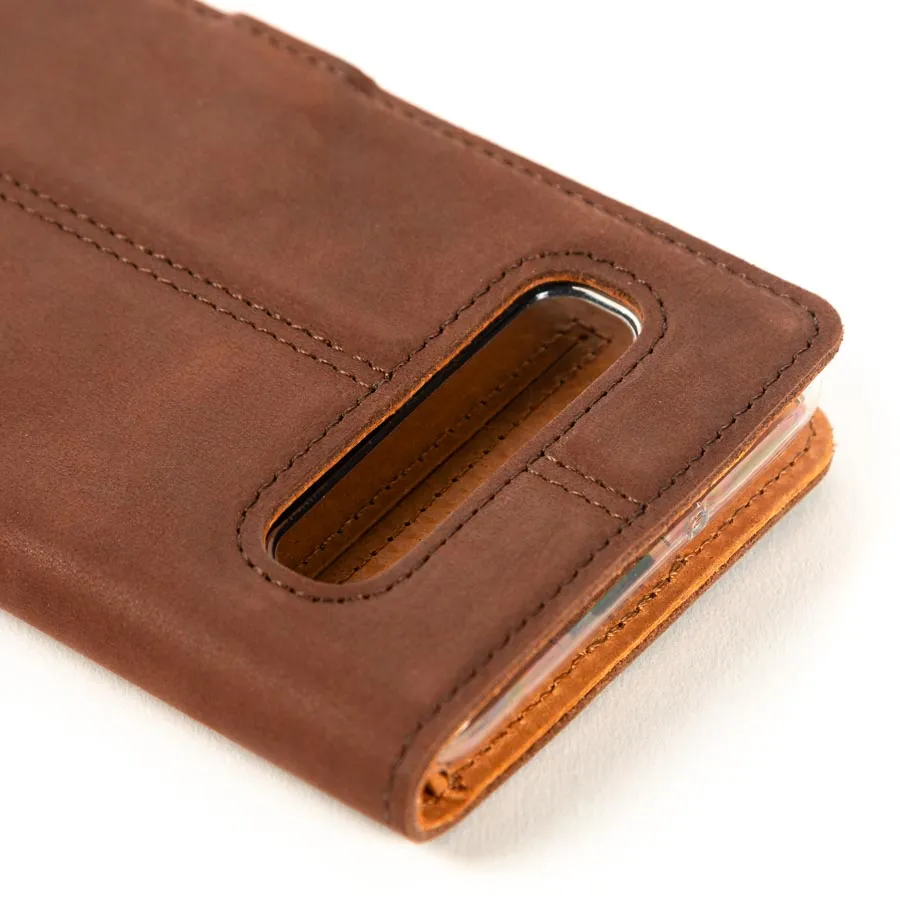 Samsung Galaxy S10 - Vintage Leather Wallet