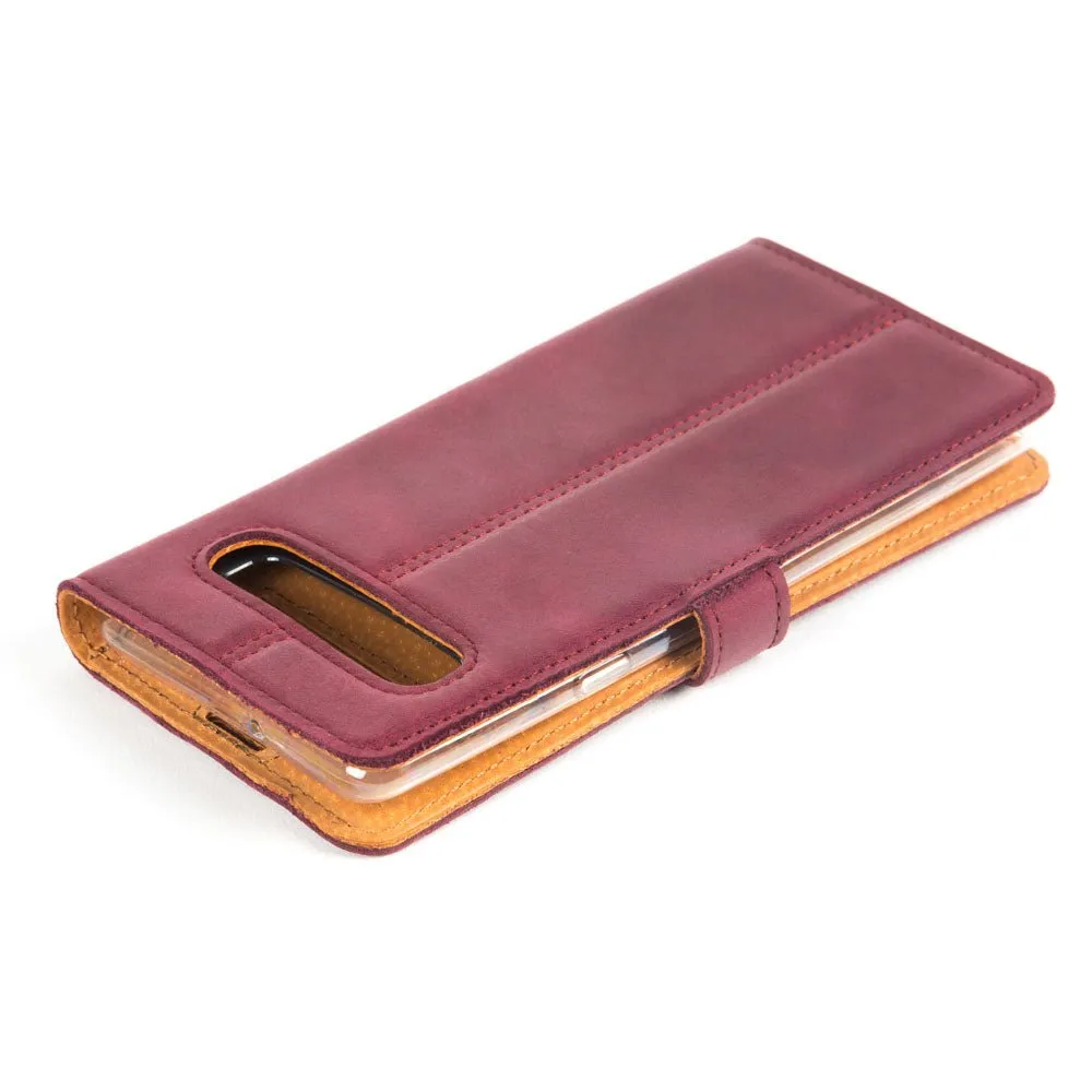 Samsung Galaxy S10 - Vintage Leather Wallet