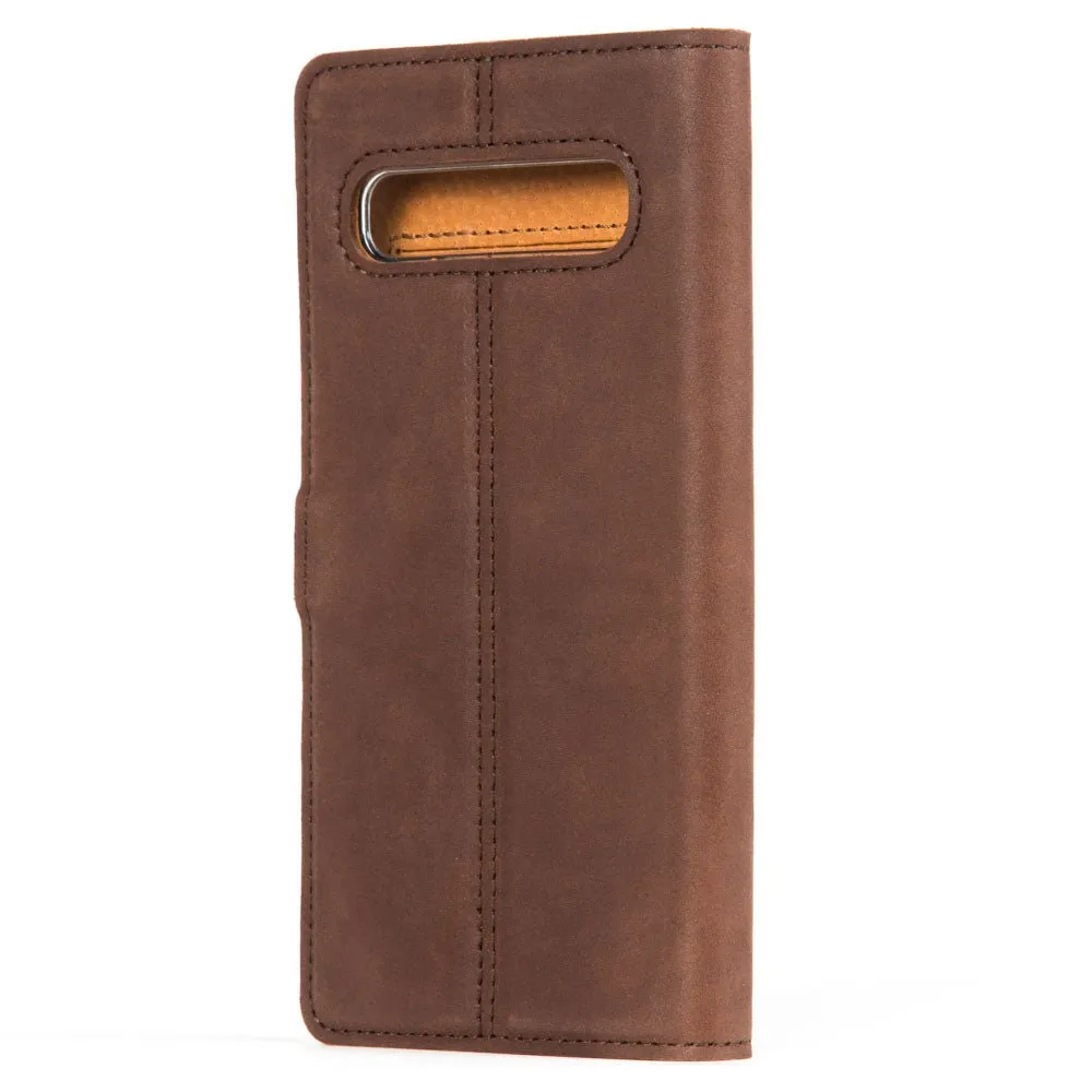 Samsung Galaxy S10 - Vintage Leather Wallet