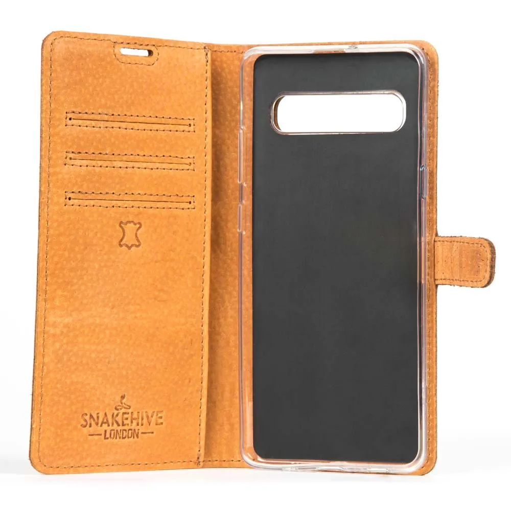 Samsung Galaxy S10 - Vintage Leather Wallet