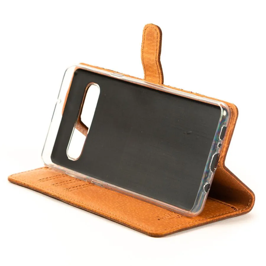 Samsung Galaxy S10 - Vintage Leather Wallet