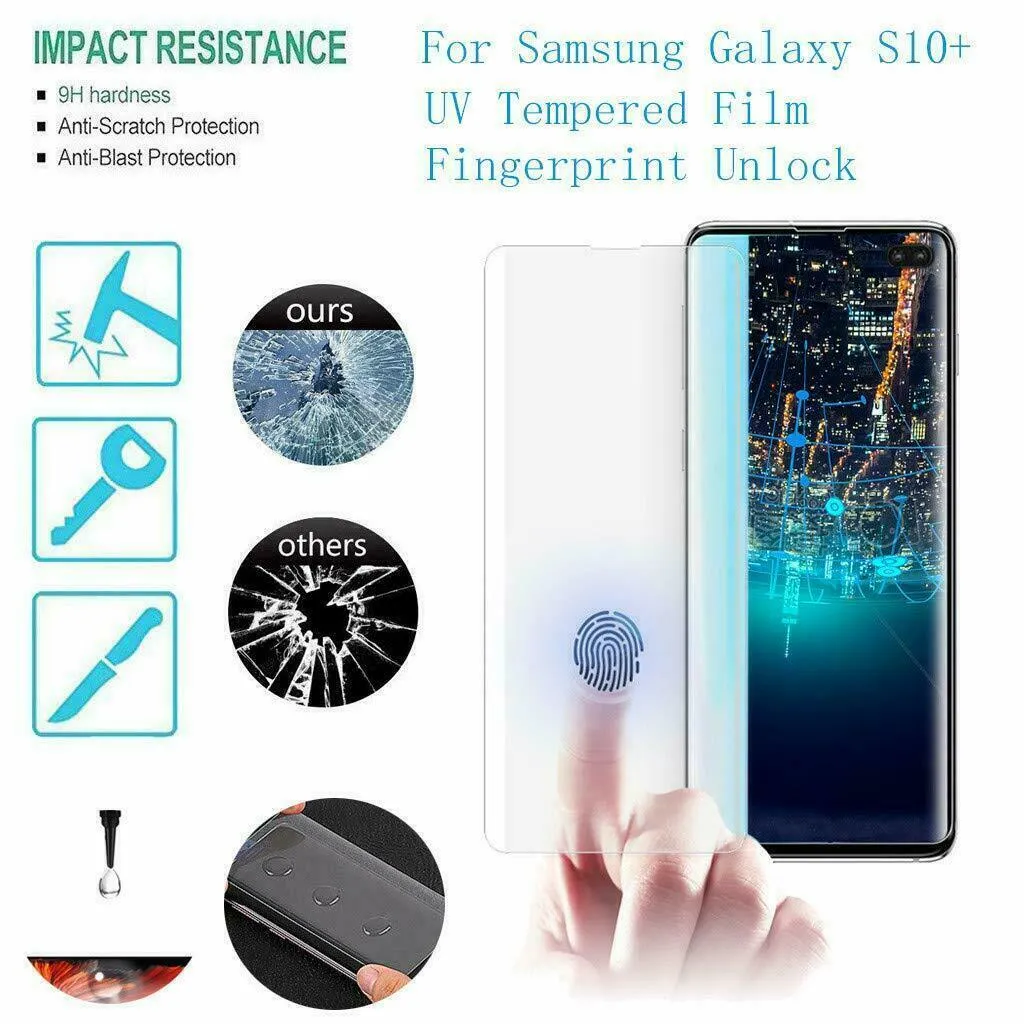 Samsung Galaxy S21 5G UV Liquid Gel Tempered Glass Screen Protector Film Guard